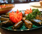 filled vine leaves