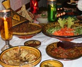 Pita Bread with Za'tar and falafel